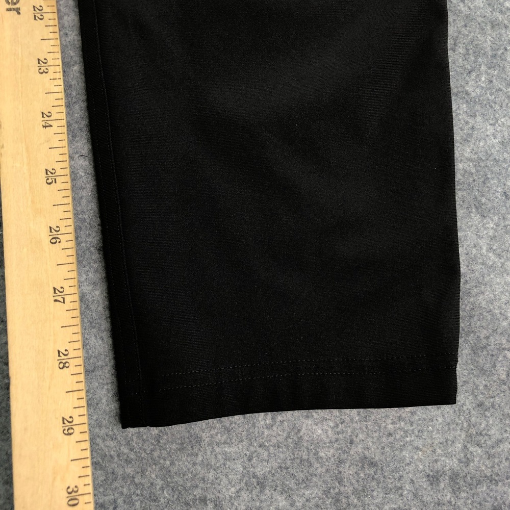 Lululemon Mens Chino Pants 32 Black Polyester Blend Slim Fit Abc Utilitech Gym - Picture 10 of 14